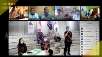 Pengukuhan serentak delapan DPW IMO-Indonesia di tengah pandami Covid-19 dilakukan secara virtual, Kamis siang
