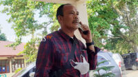 Ketua Forum Camat se-Kabupaten Bengkulu Selatan, Marwin SSos, tengah mengumpulkan para anggotanya di Kantor Dinas PMD, Jum'at sore