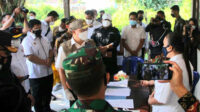 Sidak jajaran Forkopimda Provinsi Bengkulu pada dua Posko PPKM Mikro Covid-19 di Kecamatan Kota Mukomuko