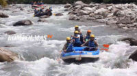 Lomba fun rafting turut mewarnai Festival Ngabuburit di Agrowisata Puding Sebaris
