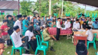 Situasi TPS 1 di Desa Nanjungan Kecamatan Kedurang Ilir yang menghasilkan perolehan suara sama oleh 2 Cakades pada Pilkades Serentak 2023