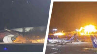 Bawa 379 penumpang, pesawat Japan Airlines meledak usai tabrak pesawat penjaga pantai