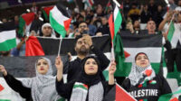 Iran vs Palestina di Piala Asia, teriakan Matilah Israel berkumandang di Stadion Education City, Qatar