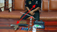 Interpol gadungan bersenjata revolver disergap polisi